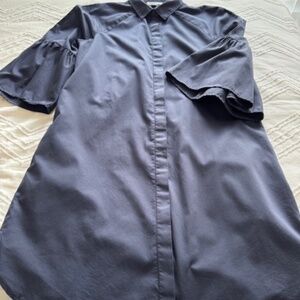 BEACH LUNCH LOUNGE - Button down shirt blouse - Blue - Size M